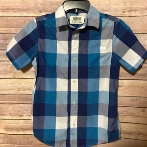Urban Pipeline checkered button down. Boys size M